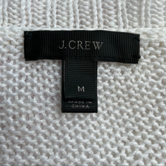J. Crew NWOT Linen Knit Sleeveless Top Sz M - Picture 4 of 5